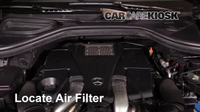 2013 Mercedes-Benz GL450 4.6L V8 Turbo Air Filter (Engine) Replace